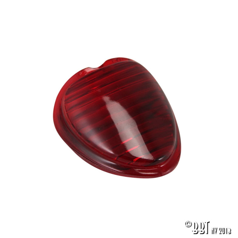 Beetle Heart Tail Light Lens (Upper) 195255 (Oval Window Beetle
